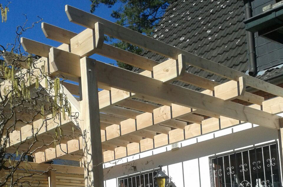 eine Pergola 