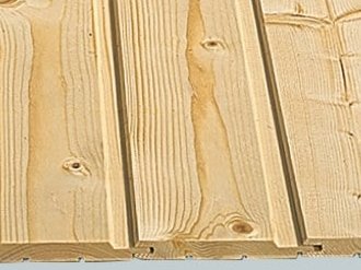 Profilbretter Fichte 19×96 mm beim Holzhof Friedrichsruh Nahaufnahme Profilbretter Fichte 19×96 mm