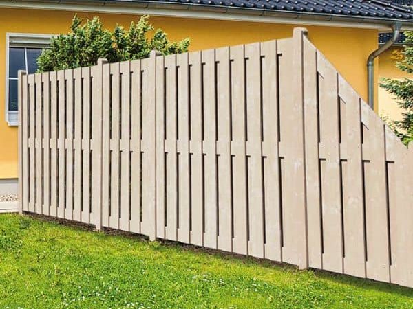 Sichtschutzzaun Bilbao von Joda beim Holzhof Freidrichsruh Sichtschutzzaun Bilbao von Joda